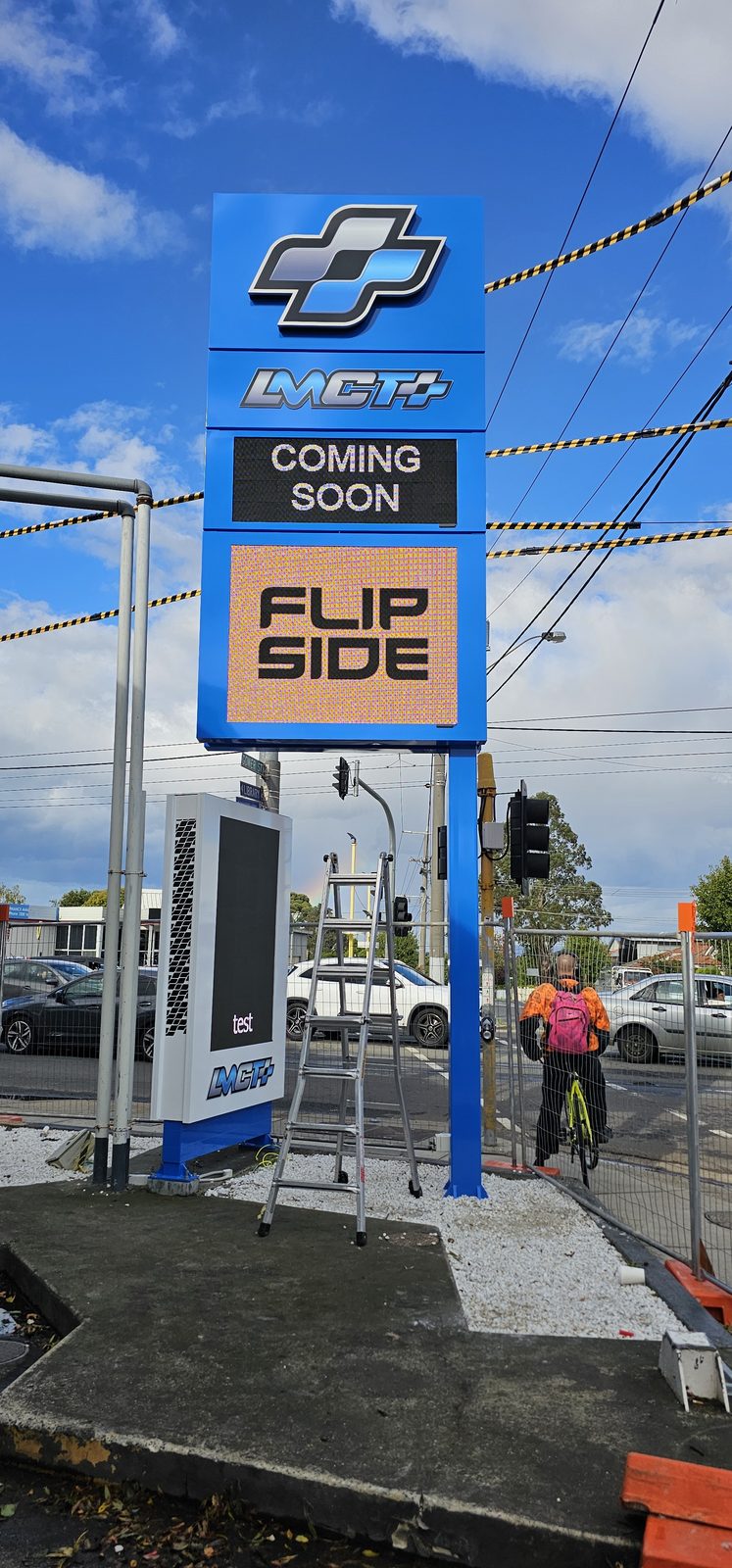 Building Pylon LED Sign — installed project photo 3