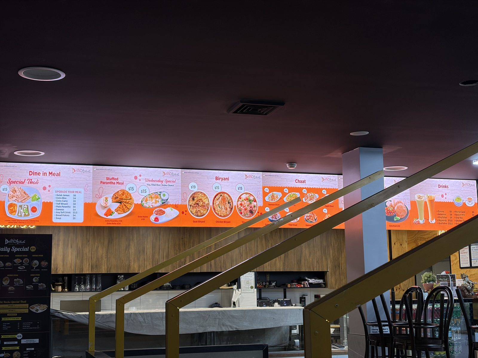 Digital Menu Boards — installed project photo 2