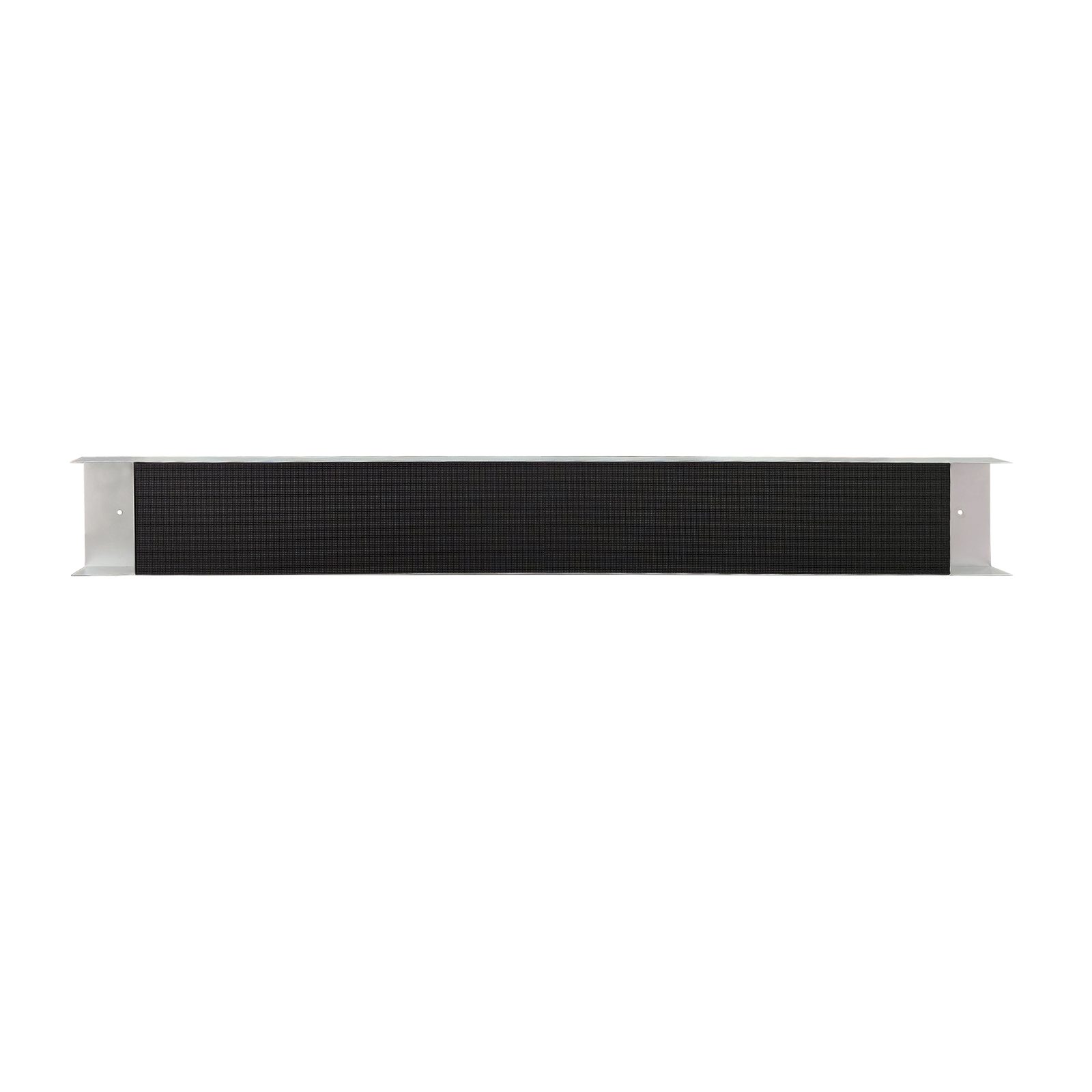 LED ticker bar — front view